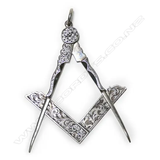 George Young (Dunedin) 19thC silver Masonic jewel,